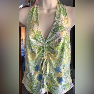 🗽Liberty Love 💚Juniors XLarge Haltor Top